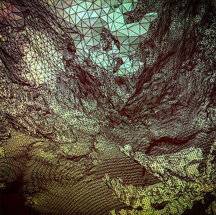 Interrupted 3D scan by artist Paul Coombs
